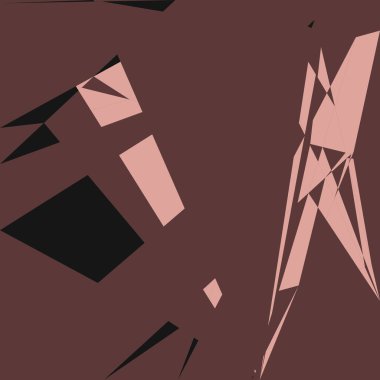 Geometrik soyutlama üretken sanat arkaplan çizimi