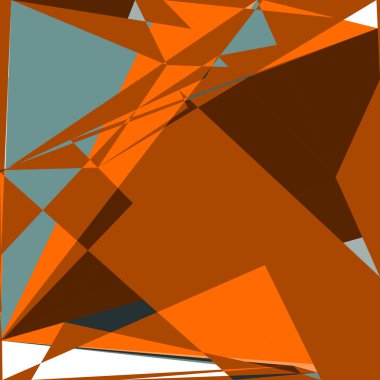 Geometrik soyutlama üretken sanat arkaplan çizimi