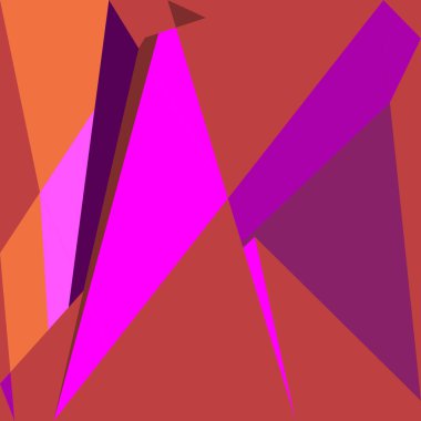 Geometrik soyutlama üretken sanat arkaplan çizimi