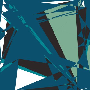 Geometrik soyutlama üretken sanat arkaplan çizimi