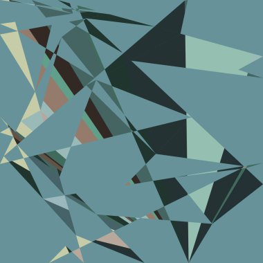 Geometrik soyutlama üretken sanat arkaplan çizimi