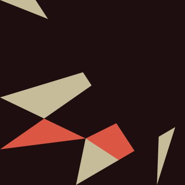 Geometrik soyutlama üretken sanat arkaplan çizimi