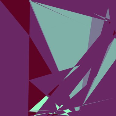 Geometrik soyutlama üretken sanat arkaplan çizimi