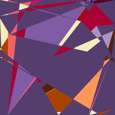 Geometrik soyutlama üretken sanat arkaplan çizimi