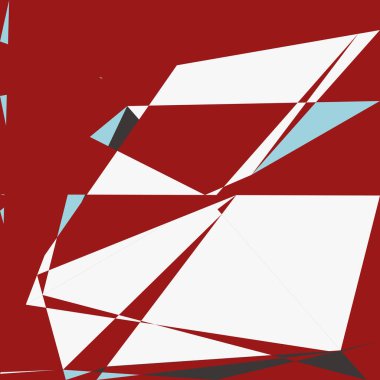 Geometrik soyutlama üretken sanat arkaplan çizimi