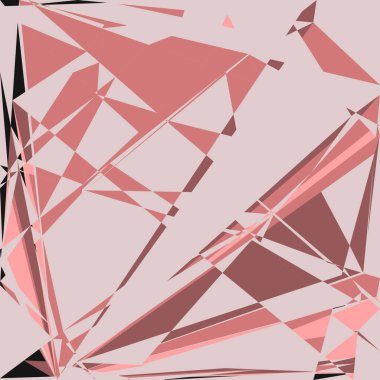 Geometrik soyutlama üretken sanat arkaplan çizimi