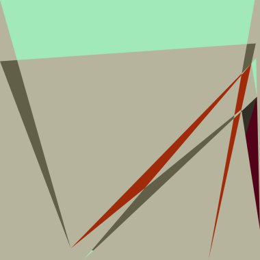 Geometrik soyutlama üretken sanat arkaplan çizimi