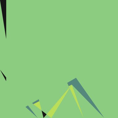 Geometrik soyutlama üretken sanat arkaplan çizimi