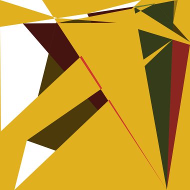 Geometrik soyutlama üretken sanat arkaplan çizimi