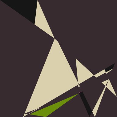 Geometrik soyutlama üretken sanat arkaplan çizimi