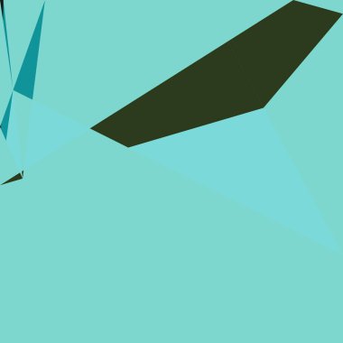 Geometrik soyutlama üretken sanat arkaplan çizimi