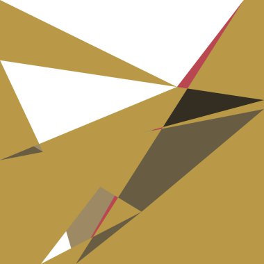 Geometrik soyutlama üretken sanat arkaplan çizimi