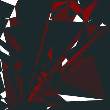 Geometrik soyutlama üretken sanat arkaplan çizimi