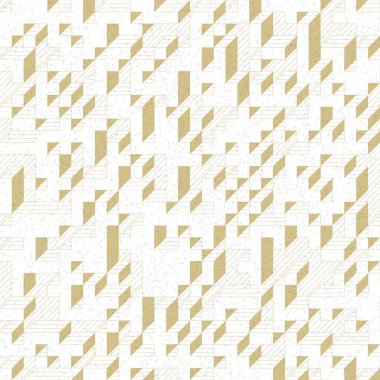 Edward Zajec 'in 1971' deki Il Cubo 'sunun uygulanması. Esasen 8 taştan oluşan bir Truchet fayans seti ve yerleştirme sanatı illüstrasyonu için kurallar