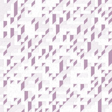 Edward Zajec 'in 1971' deki Il Cubo 'sunun uygulanması. Esasen 8 taştan oluşan bir Truchet fayans seti ve yerleştirme sanatı illüstrasyonu için kurallar