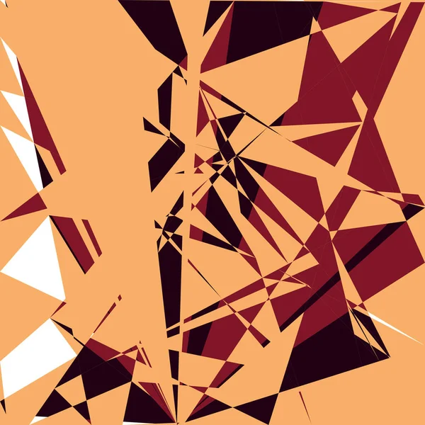 Geometrische Abstraktion Generative Kunst Hintergrund Kunst Illustration — Stockvektor