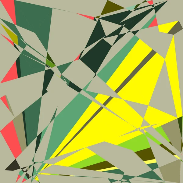 Geometrik soyutlama üretken sanat arkaplan çizimi