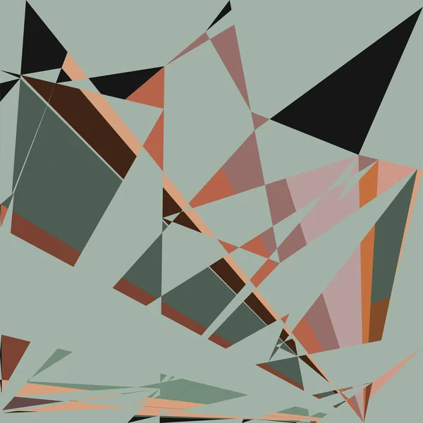 Geometric Abstraction Generative Art Background Art Illustration — стоковый вектор
