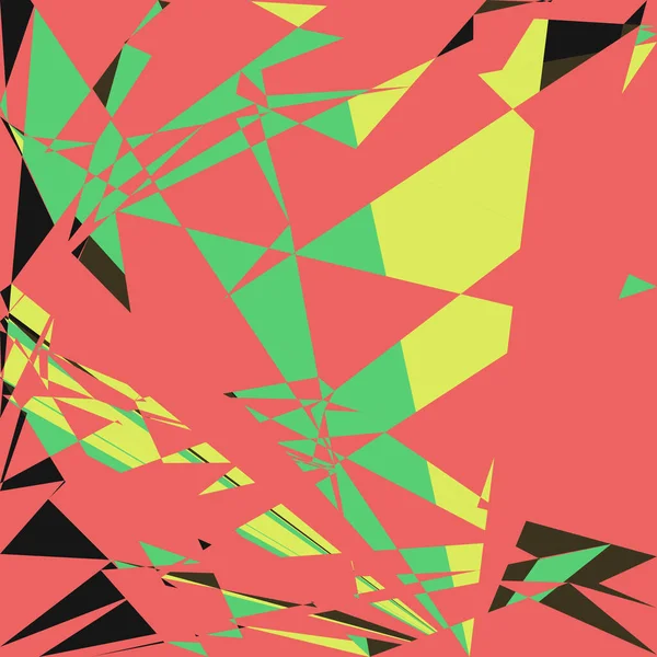 Geometrik soyutlama üretken sanat arkaplan çizimi