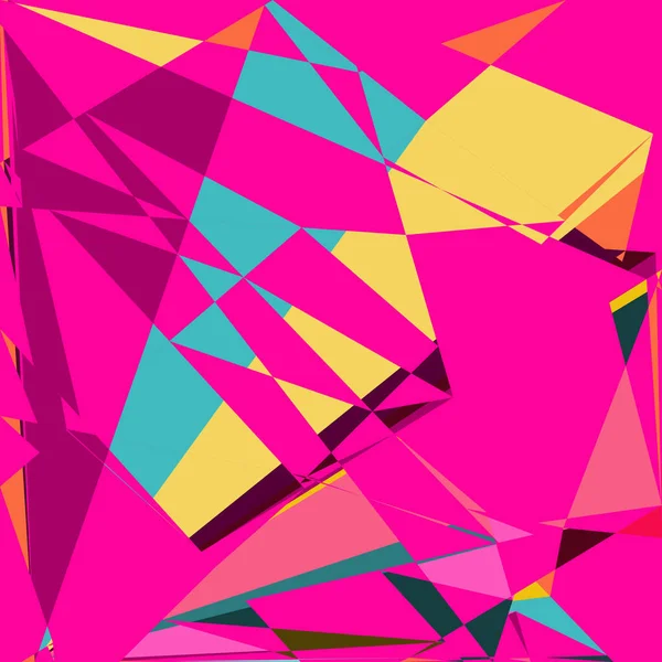 Geometrik soyutlama üretken sanat arkaplan çizimi