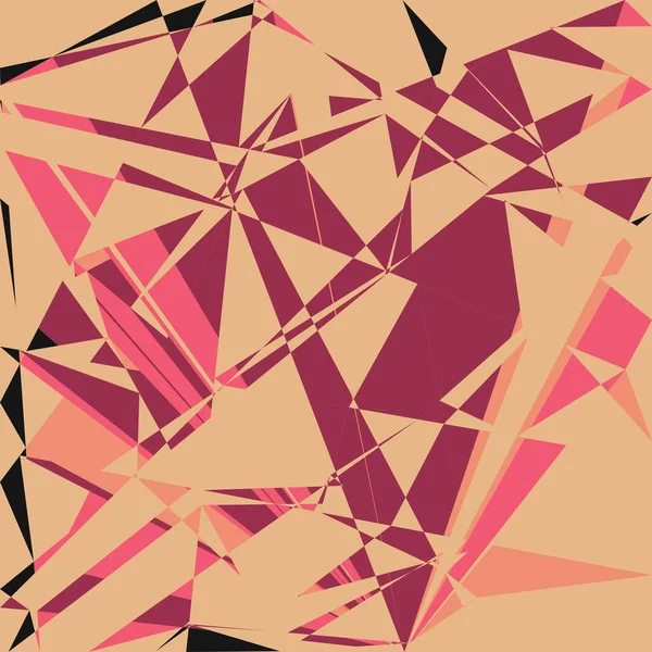 Geometrik soyutlama üretken sanat arkaplan çizimi