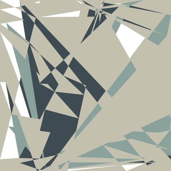 Geometric Abstraction Generative Art Background Art Illustration — Stockvektor