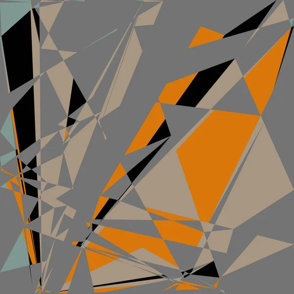 Geometrik soyutlama üretken sanat arkaplan çizimi