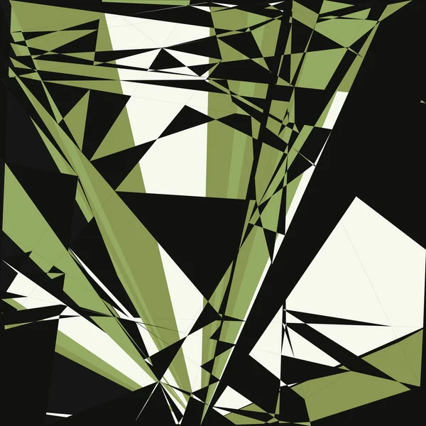 Geometric Abstraction Generative Art Background Art Illustration — Vetor de Stock