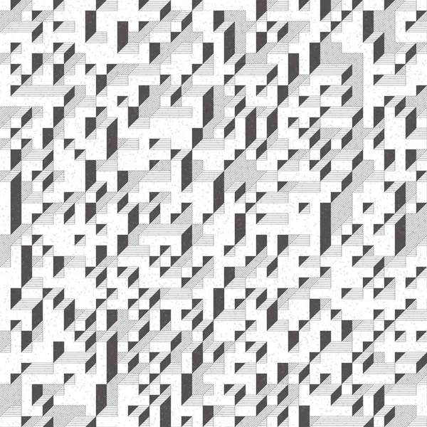 Edward Zajec 'in 1971' deki Il Cubo 'sunun uygulanması. Esasen 8 taştan oluşan bir Truchet fayans seti ve yerleştirme sanatı illüstrasyonu için kurallar