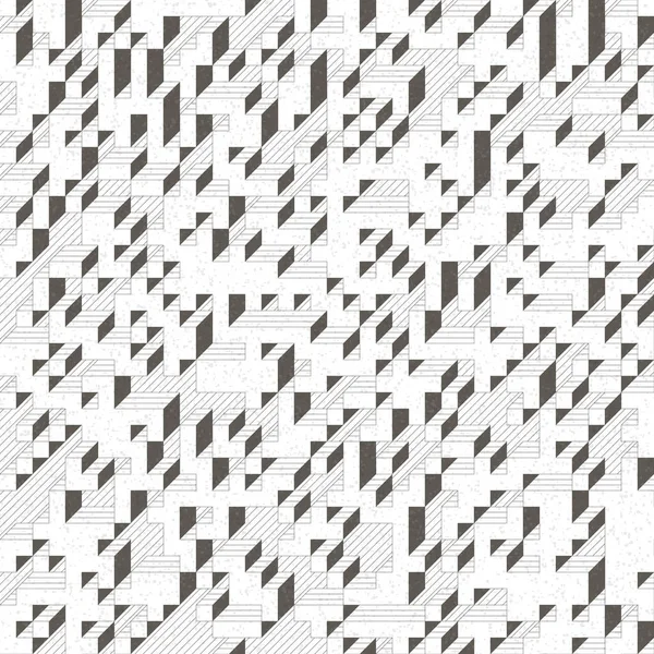 Edward Zajec 'in 1971' deki Il Cubo 'sunun uygulanması. Esasen 8 taştan oluşan bir Truchet fayans seti ve yerleştirme sanatı illüstrasyonu için kurallar