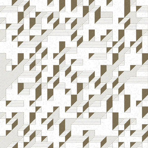 Edward Zajec 'in 1971' deki Il Cubo 'sunun uygulanması. Esasen 8 taştan oluşan bir Truchet fayans seti ve yerleştirme sanatı illüstrasyonu için kurallar