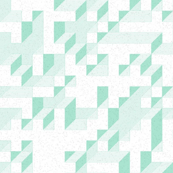 Edward Zajec 'in 1971' deki Il Cubo 'sunun uygulanması. Esasen 8 taştan oluşan bir Truchet fayans seti ve yerleştirme sanatı illüstrasyonu için kurallar