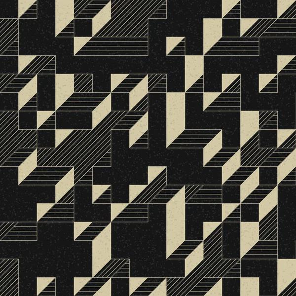 Edward Zajec 'in 1971' deki Il Cubo 'sunun uygulanması. Esasen 8 taştan oluşan bir Truchet fayans seti ve yerleştirme sanatı illüstrasyonu için kurallar