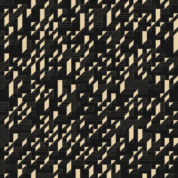 Edward Zajec 'in 1971' deki Il Cubo 'sunun uygulanması. Esasen 8 taştan oluşan bir Truchet fayans seti ve yerleştirme sanatı illüstrasyonu için kurallar