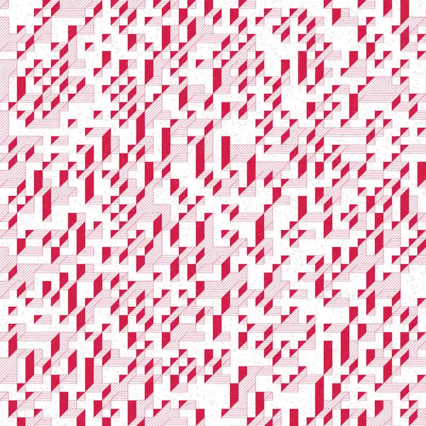 Edward Zajec 'in 1971' deki Il Cubo 'sunun uygulanması. Esasen 8 taştan oluşan bir Truchet fayans seti ve yerleştirme sanatı illüstrasyonu için kurallar