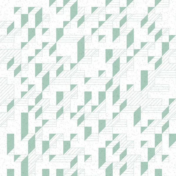 Edward Zajec 'in 1971' deki Il Cubo 'sunun uygulanması. Esasen 8 taştan oluşan bir Truchet fayans seti ve yerleştirme sanatı illüstrasyonu için kurallar