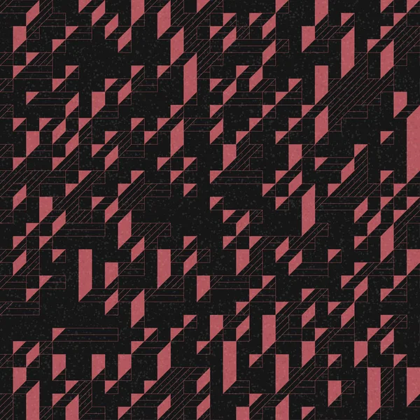 Edward Zajec 'in 1971' deki Il Cubo 'sunun uygulanması. Esasen 8 taştan oluşan bir Truchet fayans seti ve yerleştirme sanatı illüstrasyonu için kurallar