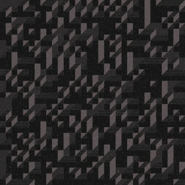 Edward Zajec 'in 1971' deki Il Cubo 'sunun uygulanması. Esasen 8 taştan oluşan bir Truchet fayans seti ve yerleştirme sanatı illüstrasyonu için kurallar