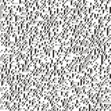 Edward Zajec 'in 1971' deki Il Cubo 'sunun uygulanması. Esasen 8 taştan oluşan bir Truchet fayans seti ve yerleştirme sanatı illüstrasyonu için kurallar