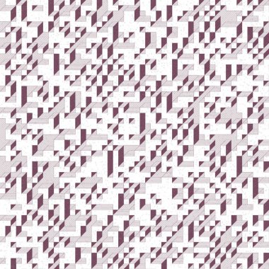 Edward Zajec 'in 1971' deki Il Cubo 'sunun uygulanması. Esasen 8 taştan oluşan bir Truchet fayans seti ve yerleştirme sanatı illüstrasyonu için kurallar