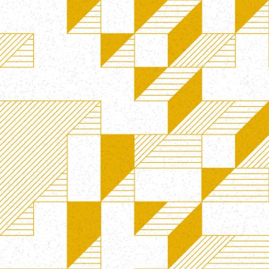 Edward Zajec 'in 1971' deki Il Cubo 'sunun uygulanması. Esasen 8 taştan oluşan bir Truchet fayans seti ve yerleştirme sanatı illüstrasyonu için kurallar