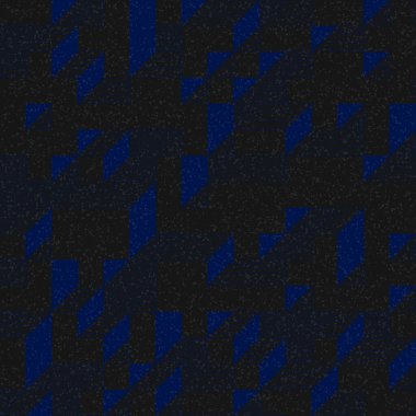 Edward Zajec 'in 1971' deki Il Cubo 'sunun uygulanması. Esasen 8 taştan oluşan bir Truchet fayans seti ve yerleştirme sanatı illüstrasyonu için kurallar