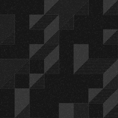 Edward Zajec 'in 1971' deki Il Cubo 'sunun uygulanması. Esasen 8 taştan oluşan bir Truchet fayans seti ve yerleştirme sanatı illüstrasyonu için kurallar