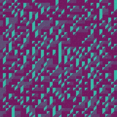 Edward Zajec 'in 1971' deki Il Cubo 'sunun uygulanması. Esasen 8 taştan oluşan bir Truchet fayans seti ve yerleştirme sanatı illüstrasyonu için kurallar