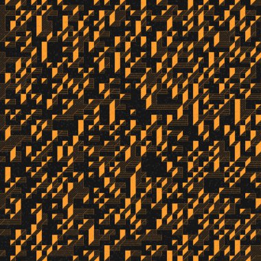 Edward Zajec 'in 1971' deki Il Cubo 'sunun uygulanması. Esasen 8 taştan oluşan bir Truchet fayans seti ve yerleştirme sanatı illüstrasyonu için kurallar