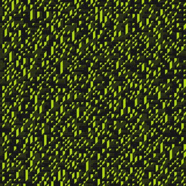 Edward Zajec 'in 1971' deki Il Cubo 'sunun uygulanması. Esasen 8 taştan oluşan bir Truchet fayans seti ve yerleştirme sanatı illüstrasyonu için kurallar