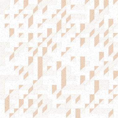 Edward Zajec 'in 1971' deki Il Cubo 'sunun uygulanması. Esasen 8 taştan oluşan bir Truchet fayans seti ve yerleştirme sanatı illüstrasyonu için kurallar