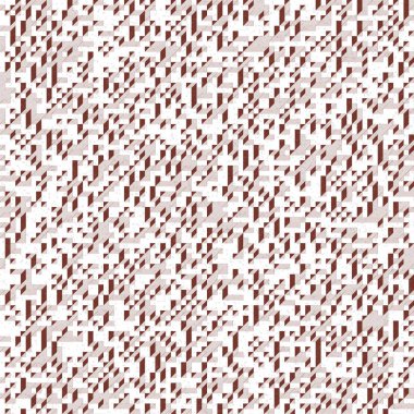 Edward Zajec 'in 1971' deki Il Cubo 'sunun uygulanması. Esasen 8 taştan oluşan bir Truchet fayans seti ve yerleştirme sanatı illüstrasyonu için kurallar