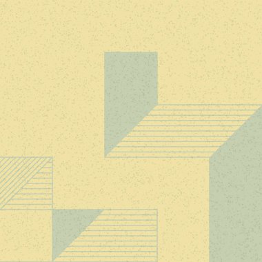 Edward Zajec 'in 1971' deki Il Cubo 'sunun uygulanması. Esasen 8 taştan oluşan bir Truchet fayans seti ve yerleştirme sanatı illüstrasyonu için kurallar