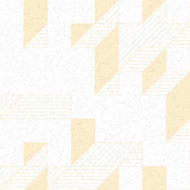 Edward Zajec 'in 1971' deki Il Cubo 'sunun uygulanması. Esasen 8 taştan oluşan bir Truchet fayans seti ve yerleştirme sanatı illüstrasyonu için kurallar